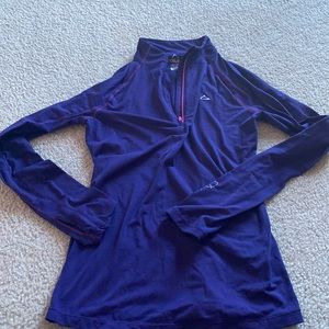 Merino wool quarter zip